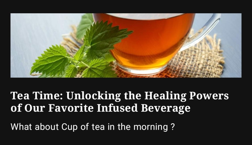 This image depicts a soothing cup of tea, highlighting the potential benefits it offers. Tea is known for its rich antioxidant content, which may contribute to overall wellness. Its calming properties may promote relaxation and stress reduction. Depending on the type, tea can contain various compounds like catechins, which are believed to have potential health benefits. Enjoy a cup of tea as part of a balanced lifestyle to potentially experience its soothing and revitalizing effects