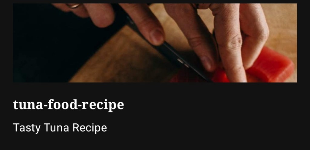 Tuna food new recipe plate delicious culinary kitchen food creators for the dinner