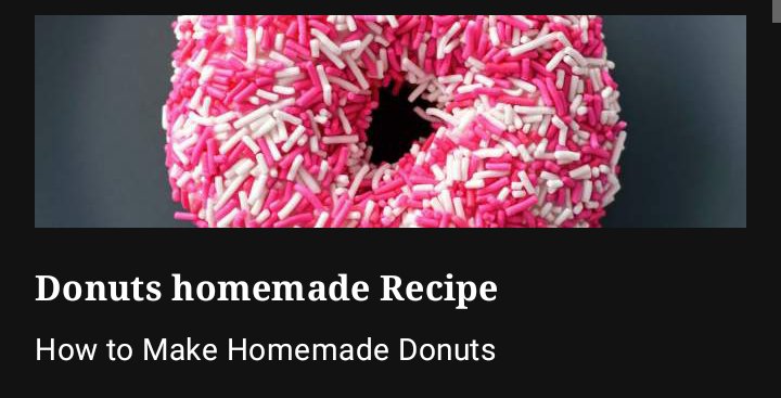 Donuts american and international recipe 