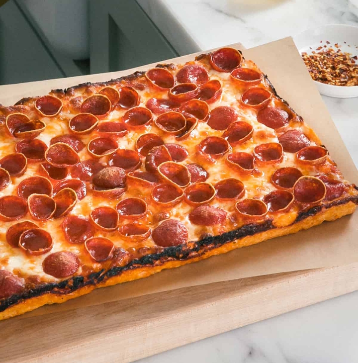 Detroit Style Pizza