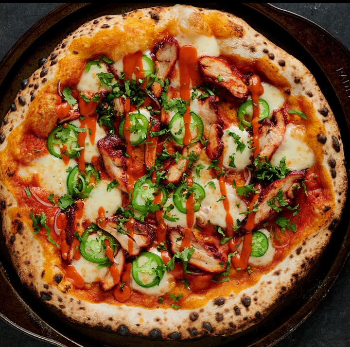 Indian Butter Chicken Pizza